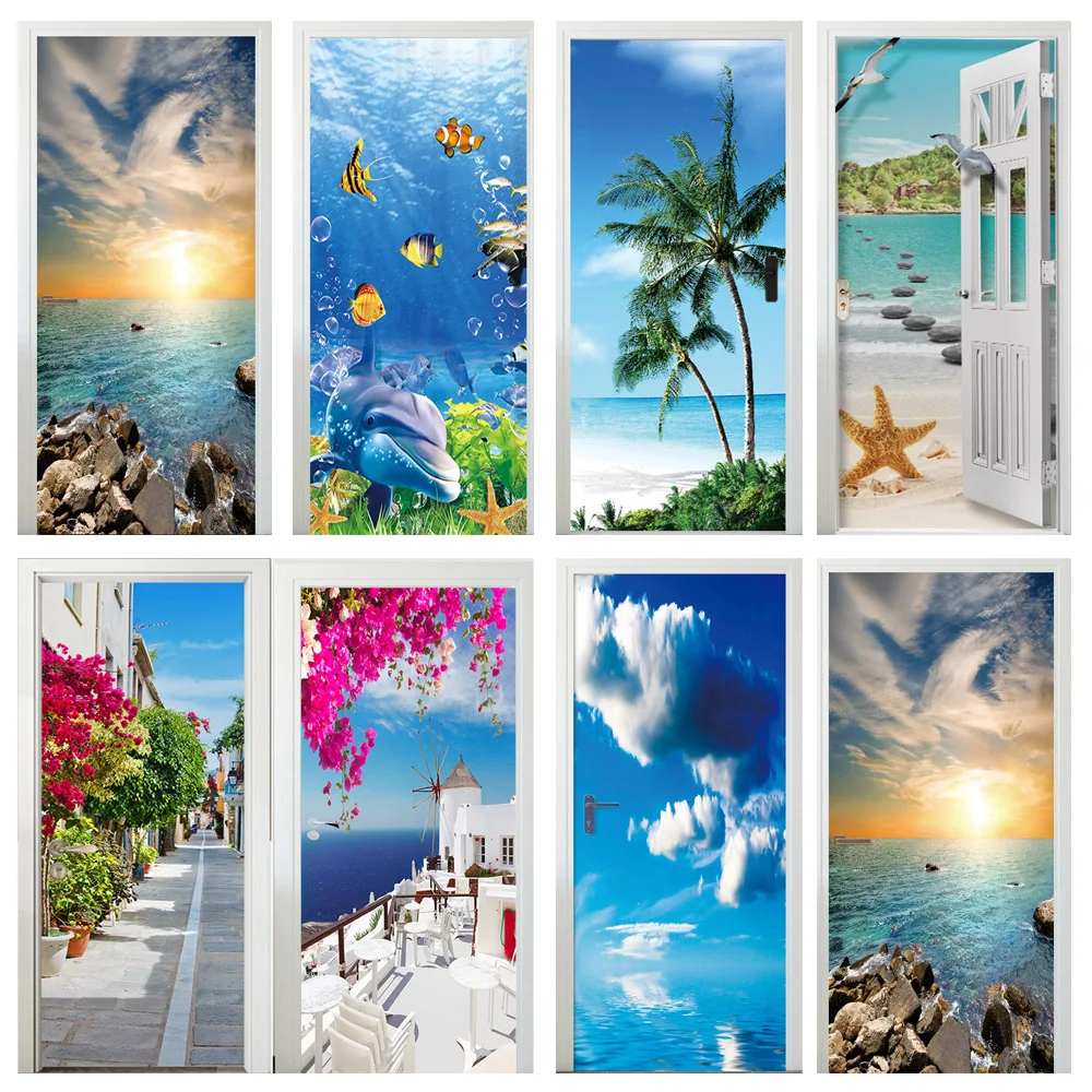 Home Decor On Sale - 3D pemandangan laut pantai gerbang laut