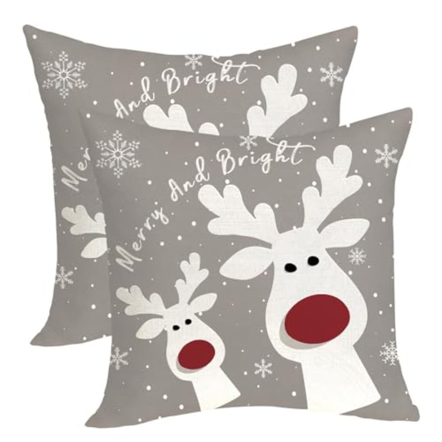 Decorative Throw Pillow - Sarung Bantal 18X18 Paket 2 Sarung