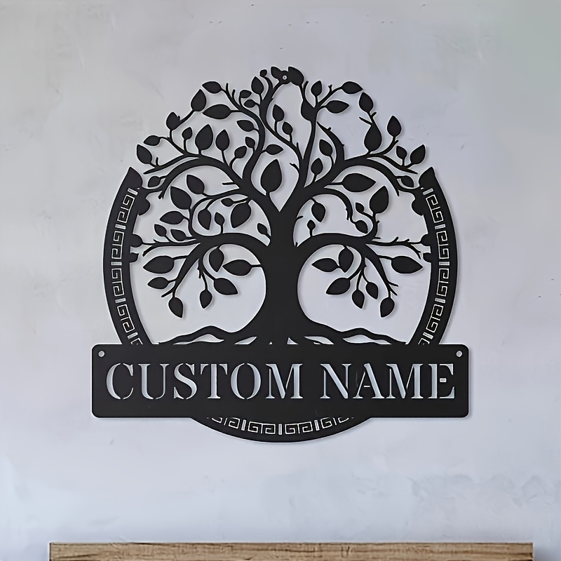 Home Decor Tree - Seni Dinding Logam Kustom Pohon Kehidupan.