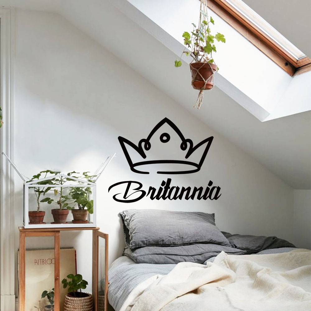 Flooring Home Decor - 1 Buah Stiker Dekoratif Teks Dapat