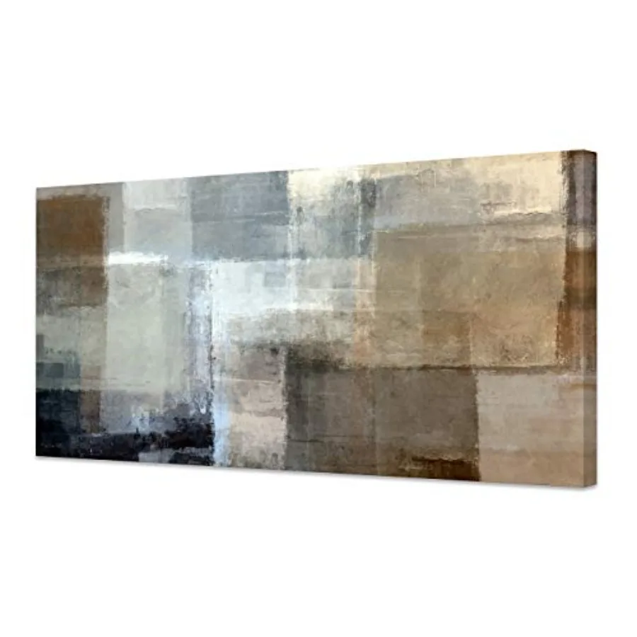 Abstract Oil Painting - Cetakan kanvas seni dinding abstrak berwarna