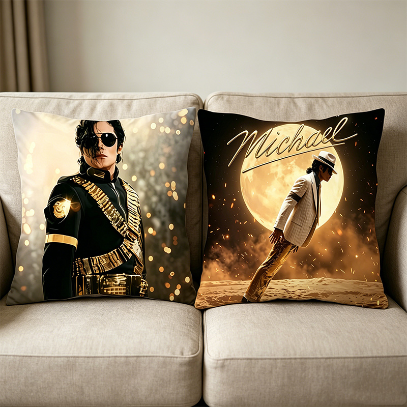 Decorative Throw Pillow - Sarung Bantal Michael Jackson Singer MJ
