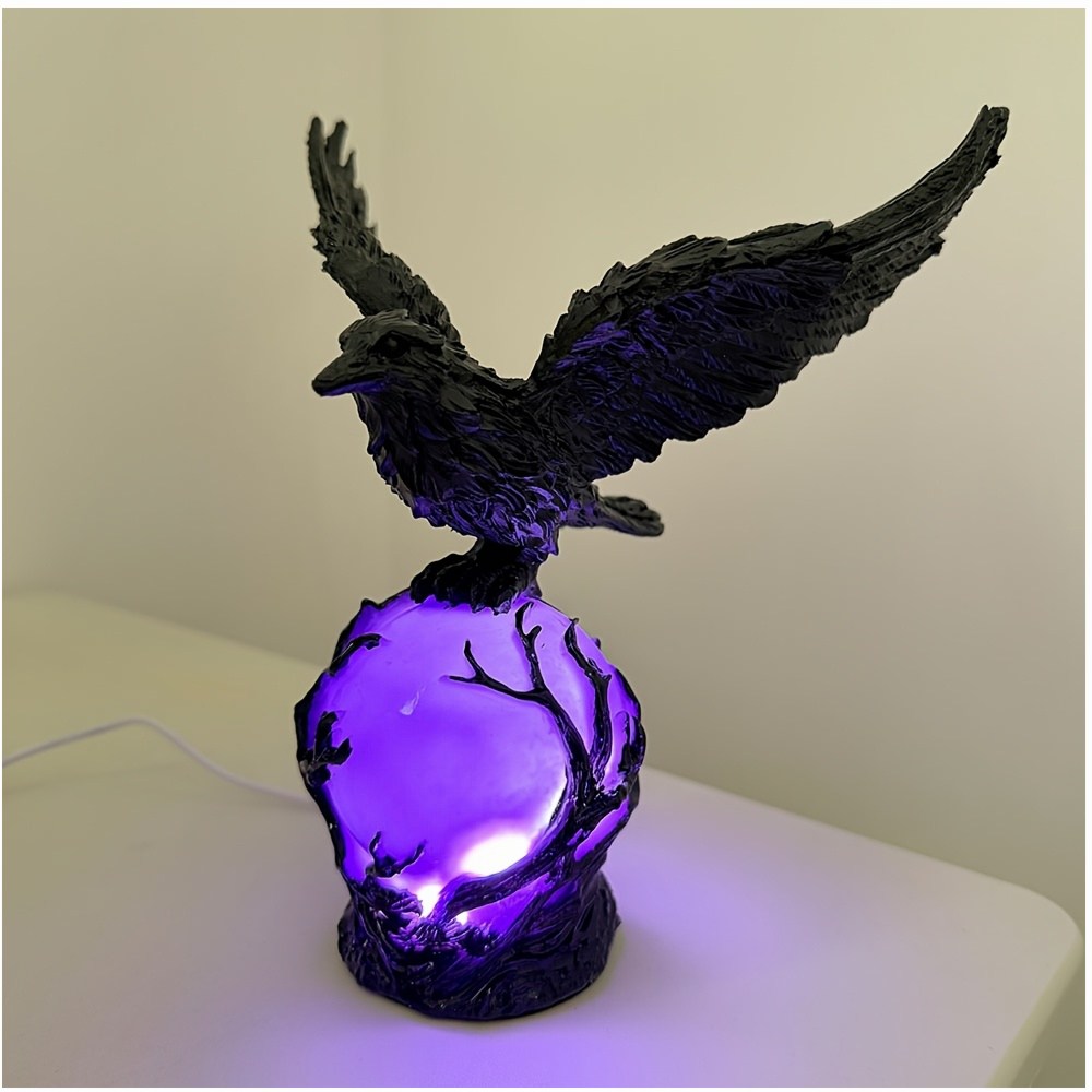 Home Decor Enthusiast - Lampu Bulan Gagak Misterius – Gagak