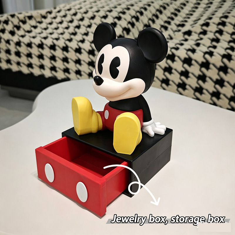 Home Decor Disney - Kotak Penyimpanan Laci Bentuk Tikus Lucu,