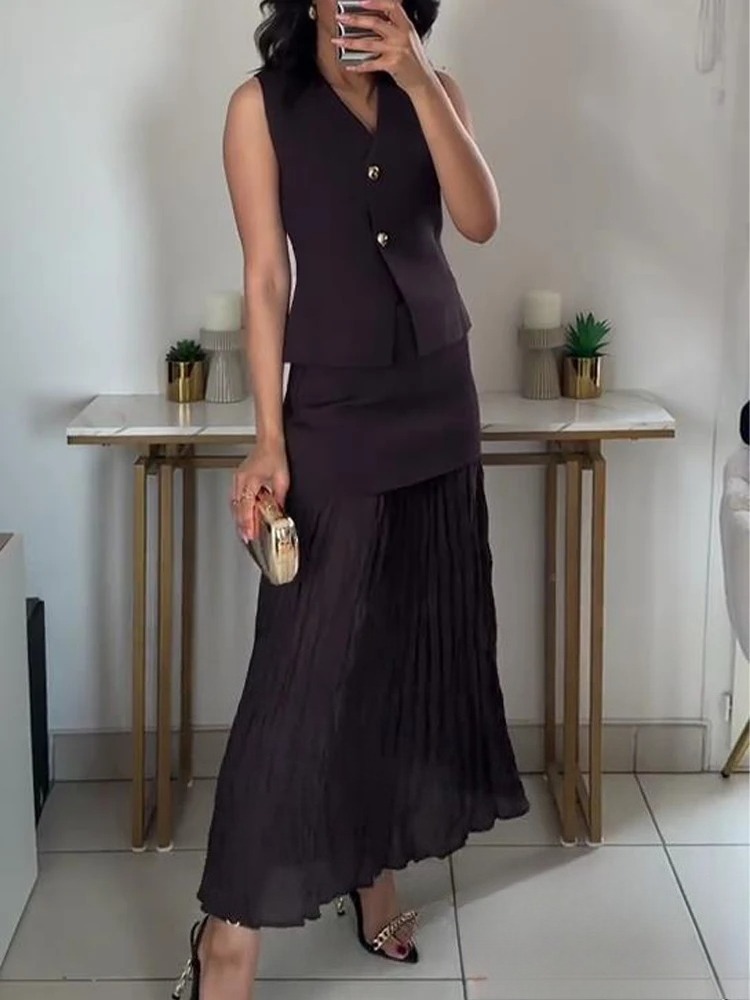 Home Decor Zara - KONDALA Vintage Chic Setelan Rajut Wanita
