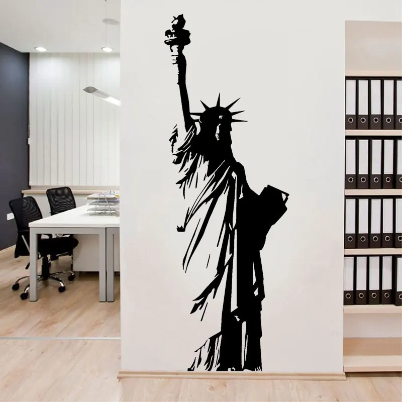 Home Decor New York - Stiker Dinding Vinil Ukuran Besar Patung