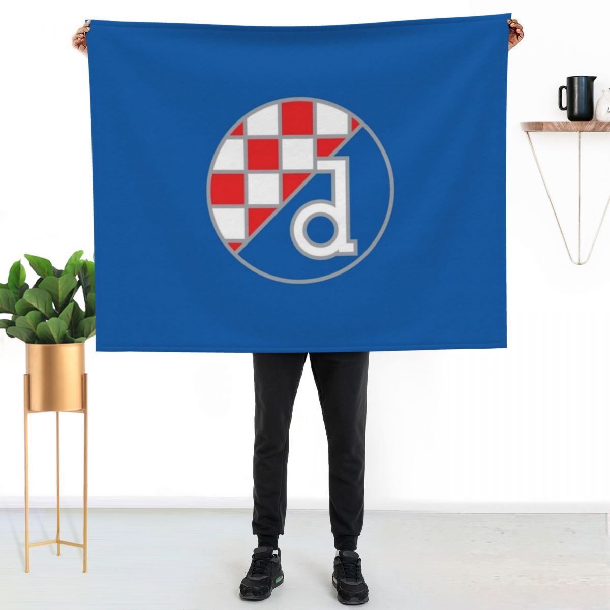 Home Decor Zagreb - Selimut Lempar Klub Sepak Bola Dinamo