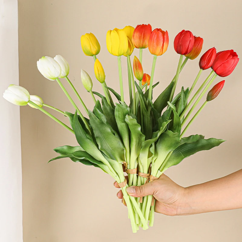 5 kepala buket Tulip dekorasi  - Home Decor Tulip ulasan dan harga