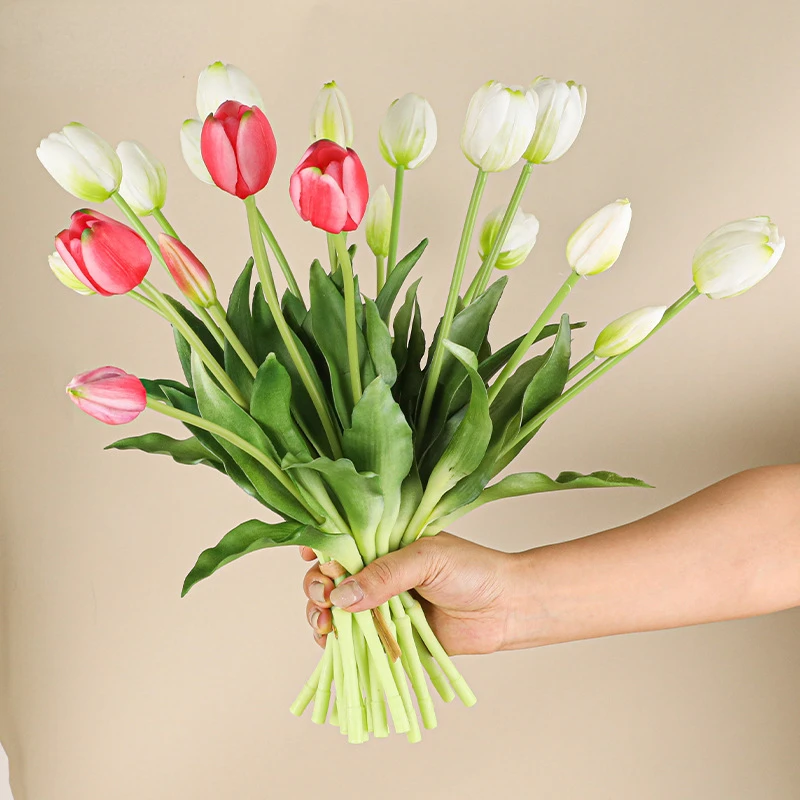 5 kepala buket Tulip dekorasi  - Home Decor Tulip ulasan dan harga