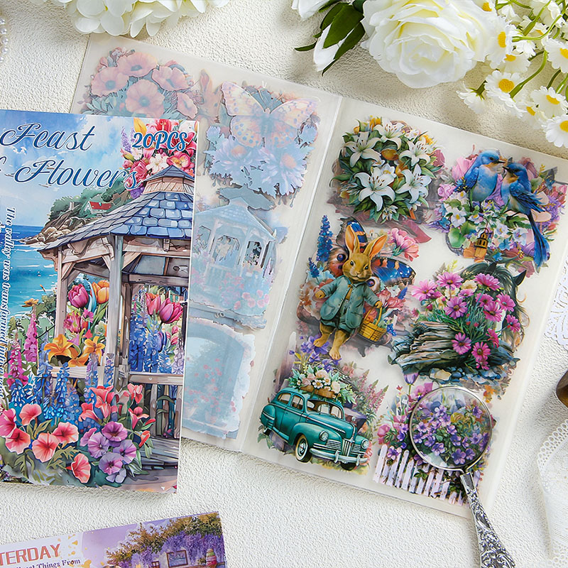 20 buah/buku stiker hewan peli - Home Decor On Sale ulasan dan harga