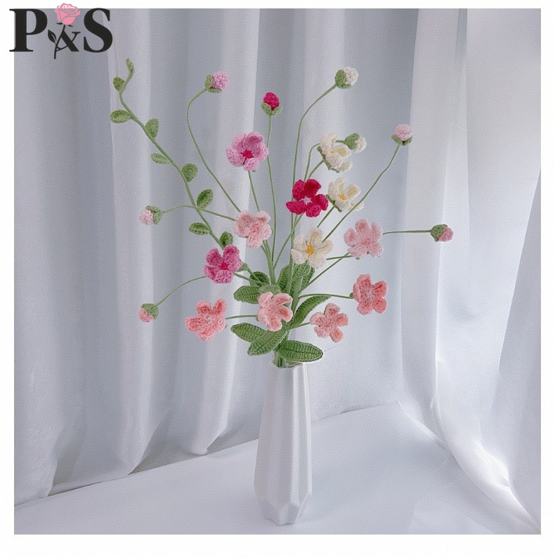 Bunga Rajutan Buatan Tangan An - Home Decor Tulip ulasan dan harga