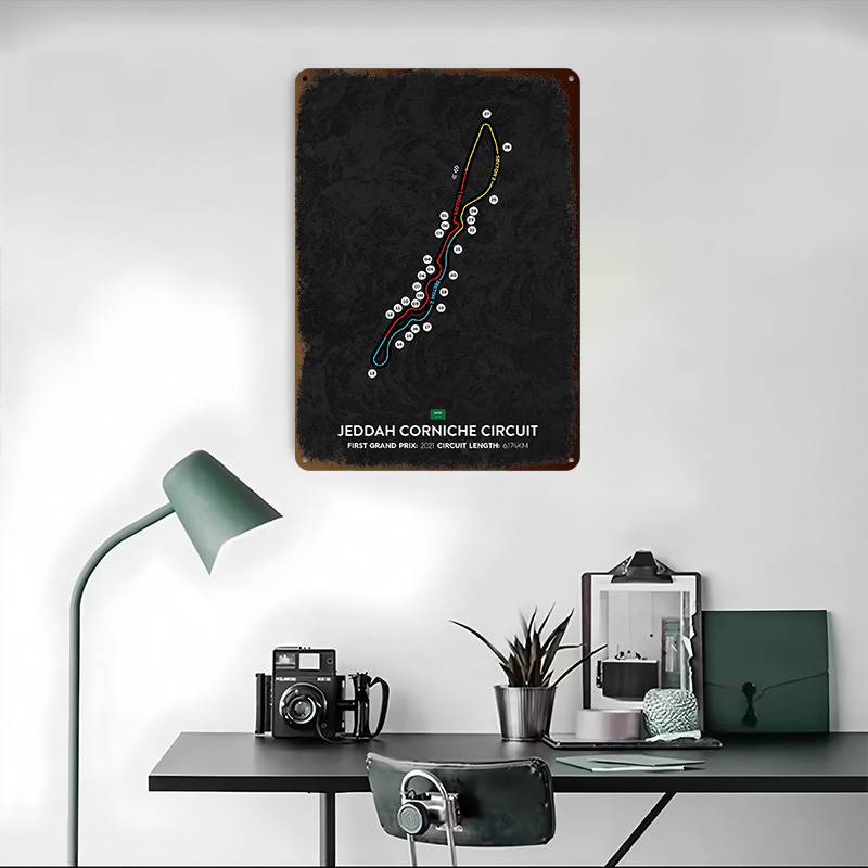 Poster Tekstur 3D Sirkuit Jedd - Home Decor Jeddah ulasan dan harga