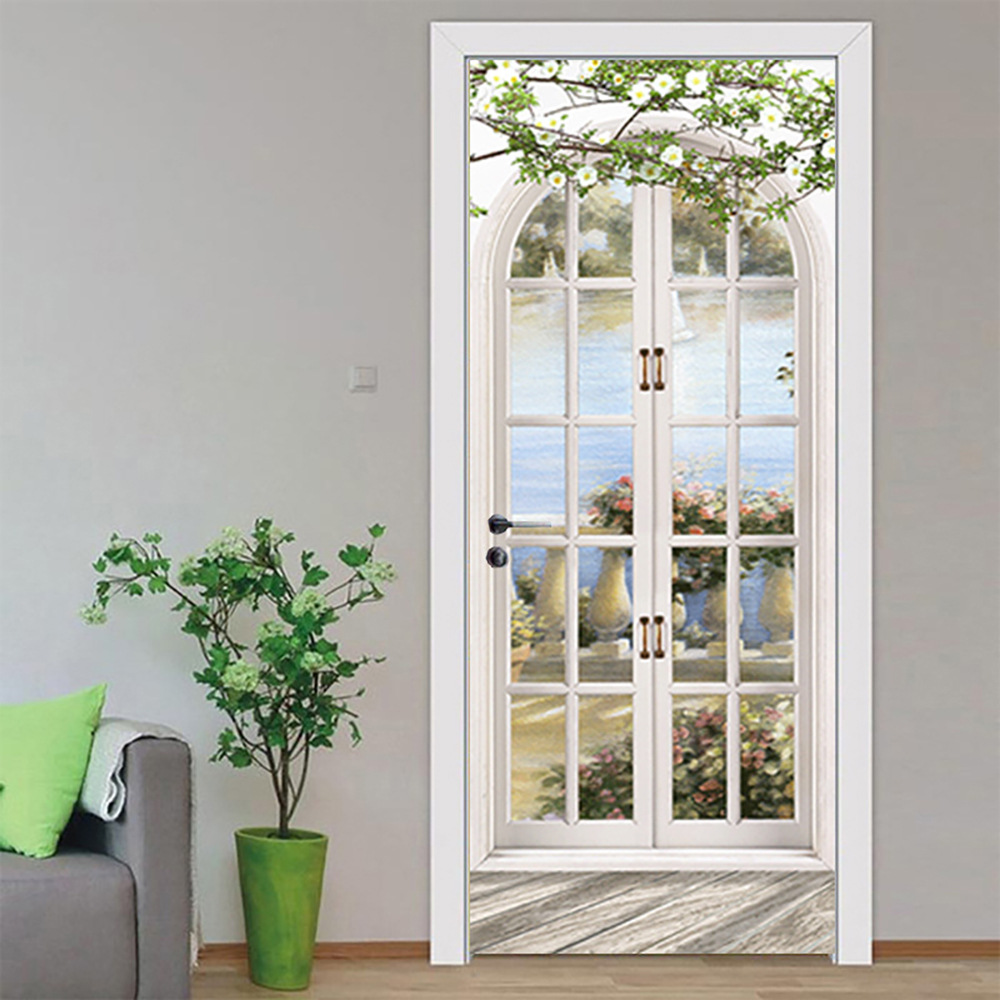 Stiker pintu Modern, stiker de - Home Decor On Sale ulasan dan harga