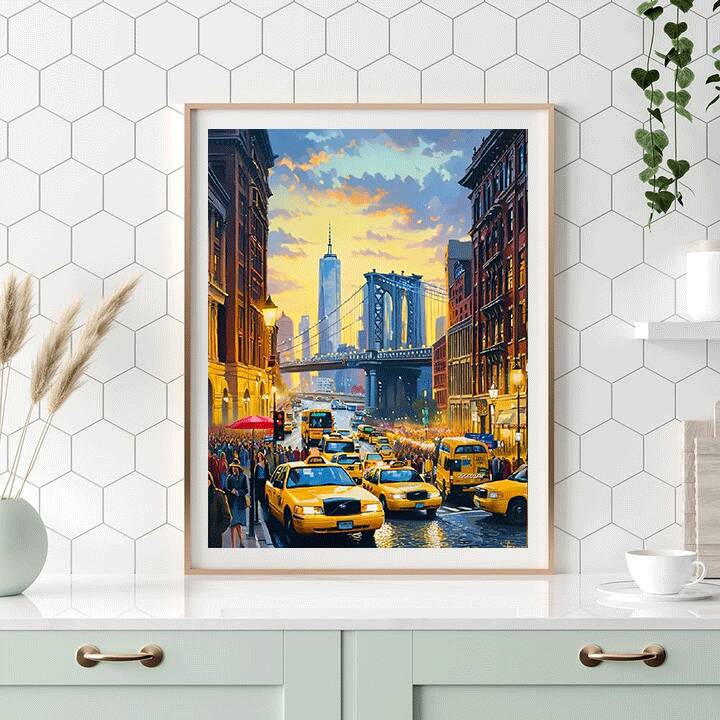 Lukisan berlian Disney dekoras - Home Decor New York ulasan dan harga
