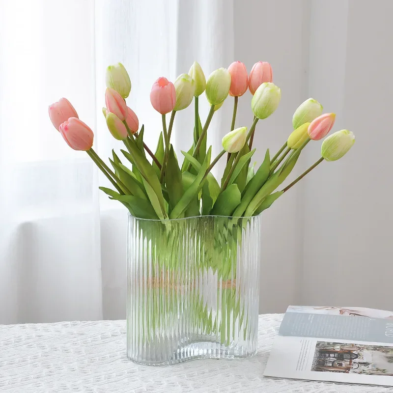 Bunga Tulip buatan, 5 kepala b - Home Decor Tulip ulasan dan harga