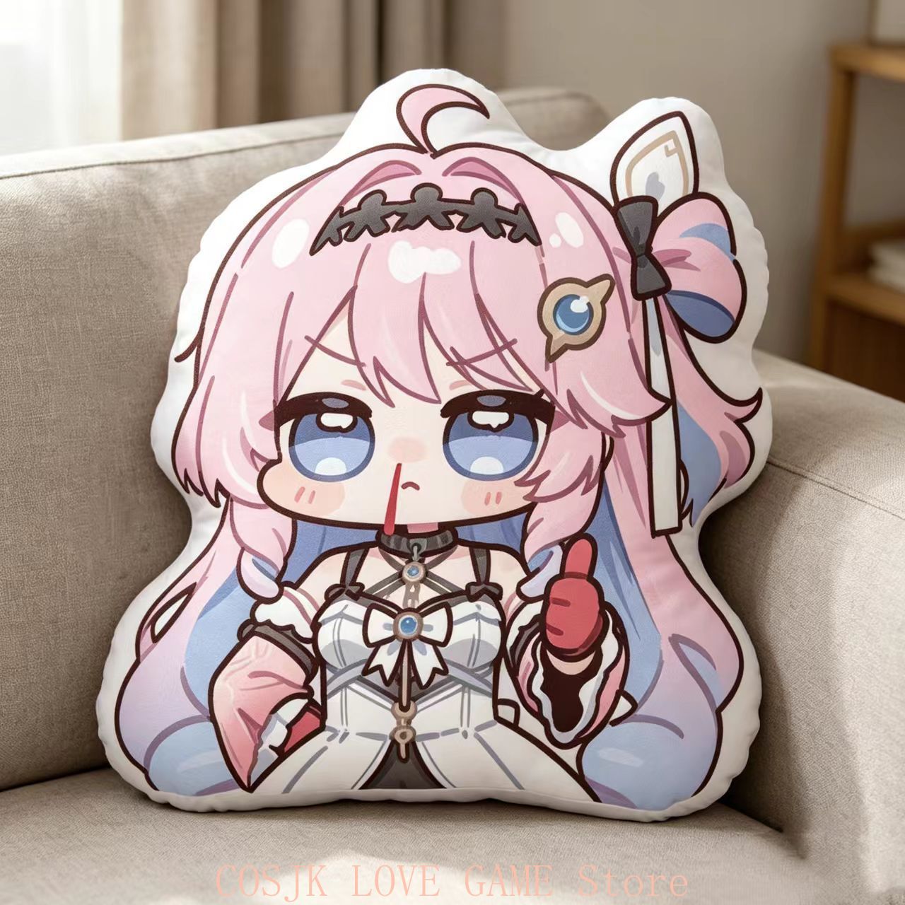 Anime Denia Wuthering Waves Ve - Decorative Throw Pillow ulasan dan harga
