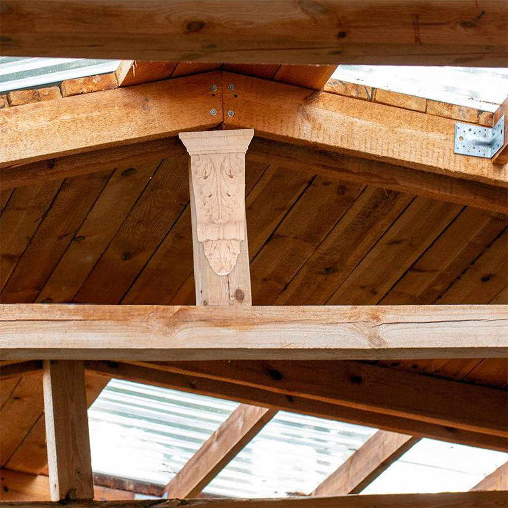 2Pcs Corbel Kayu Belum Selesai - Floating Shelves ulasan dan harga