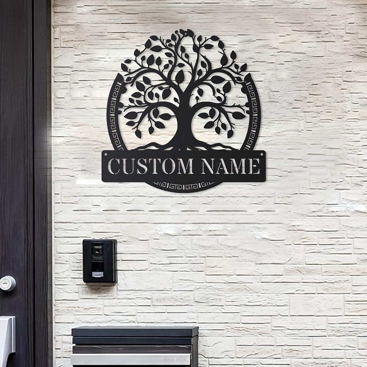 Seni Dinding Logam Kustom Poho - Home Decor Tree ulasan dan harga