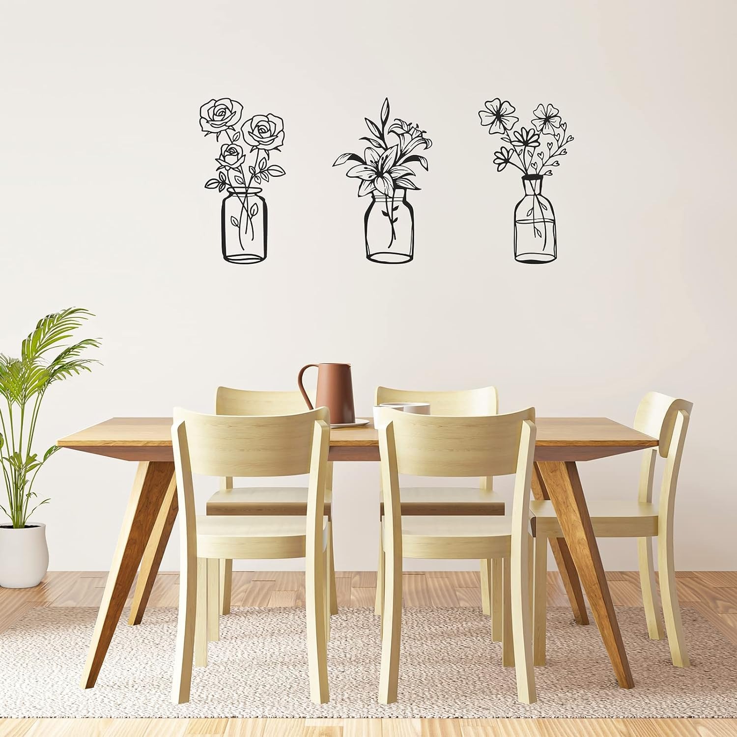 Patung Tulip Logam Minimalis M - Home Decor Tulip ulasan dan harga