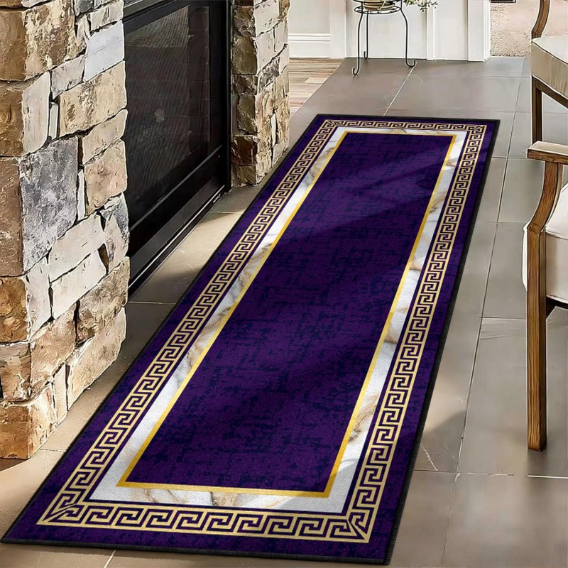 Karpet Seni Abstrak Biru Kunin - Home Decor Retailers ulasan dan harga