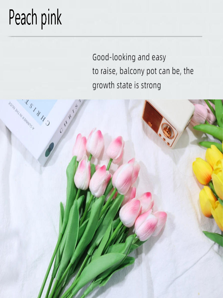 5 buah bunga tulip buatan, hia - Home Decor Tulip ulasan dan harga