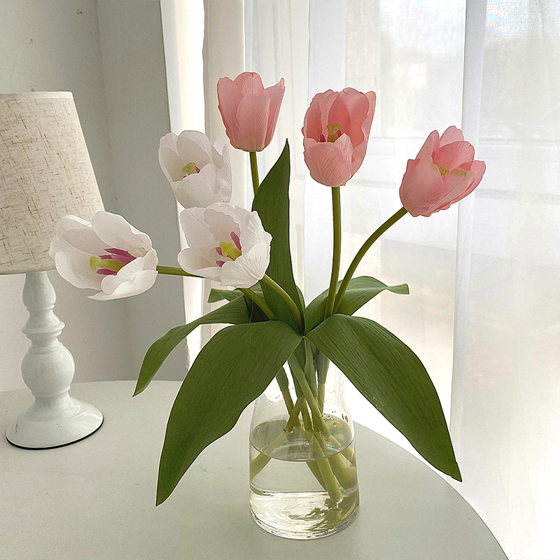 Tulip buatan 36CM dengan tekst - Home Decor Tulip ulasan dan harga