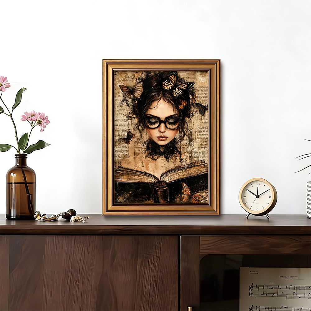 Dekorasi Dinding Retro Dark Ac - Abstract Oil Painting ulasan dan harga