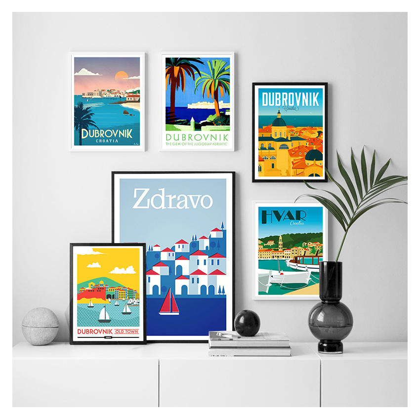 1 Buah Lukisan Kanvas Tanpa Bi - Home Decor Zagreb ulasan dan harga