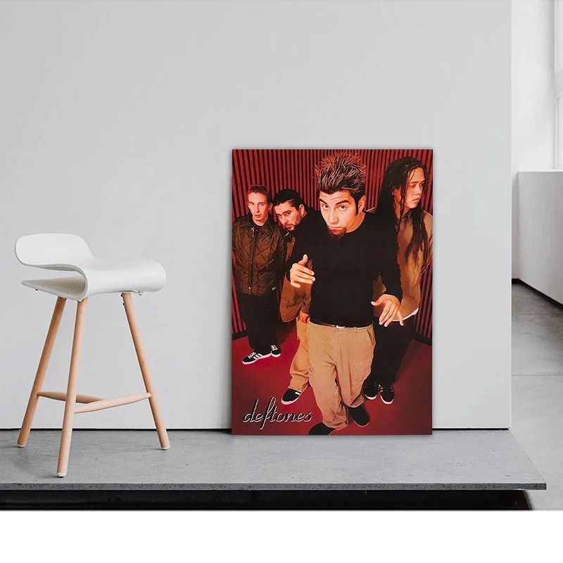 Poster Band Retro Deftones Est - Abstract Oil Painting ulasan dan harga