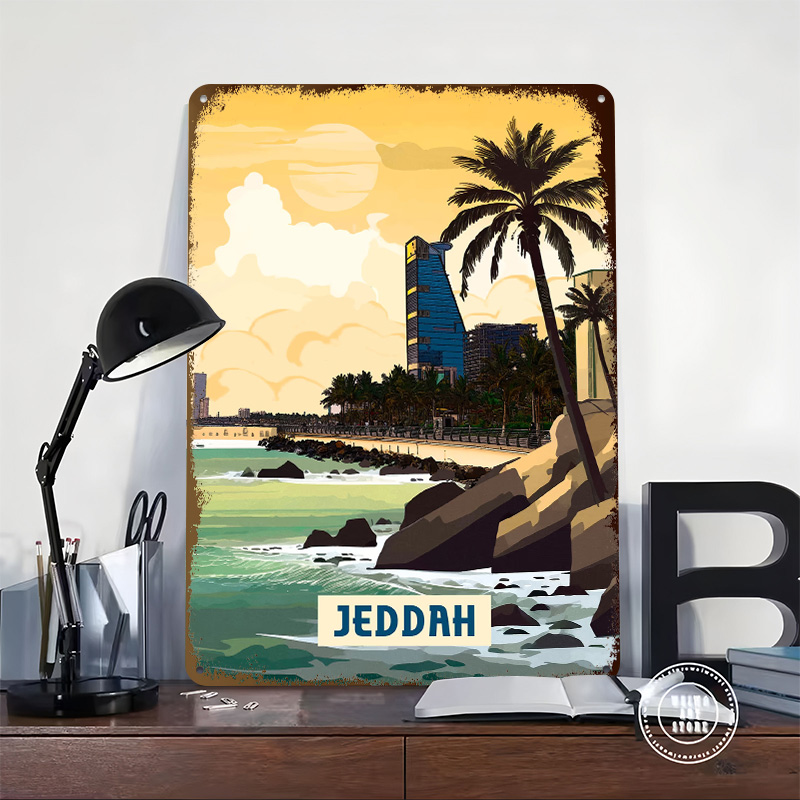 Poster Jeddah Kustom, Papan Lo - Home Decor Jeddah ulasan dan harga