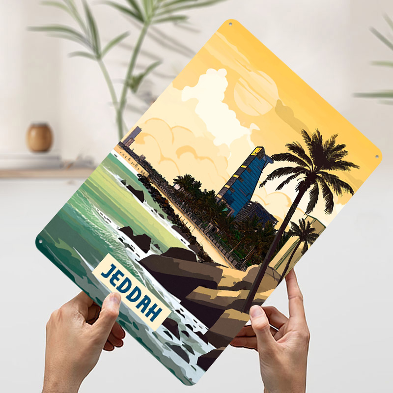 Poster Jeddah Kustom, Papan Lo - Home Decor Jeddah ulasan dan harga