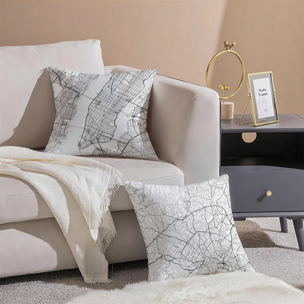 Sarung Bantal Linen Minimalis  - Home Decor New York ulasan dan harga