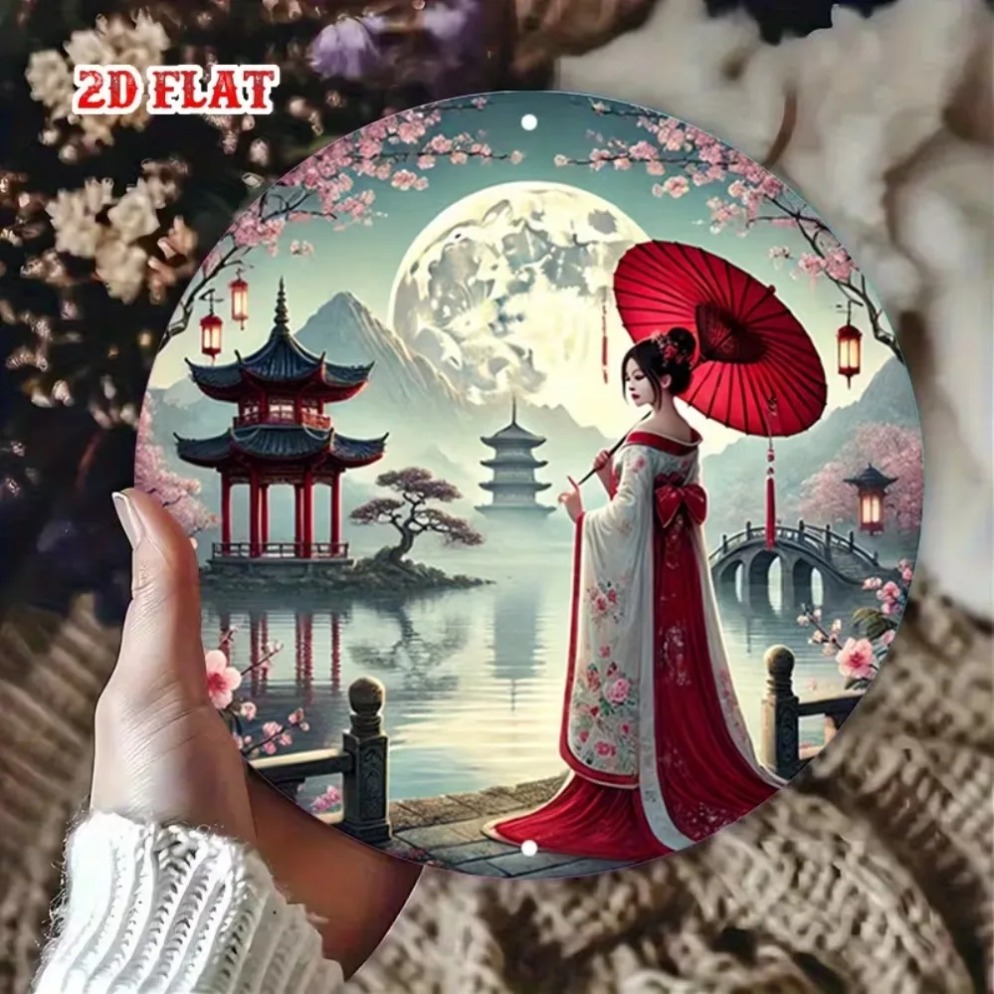 Papan Logam Vintage Jepang Mot - Home Decor Tree ulasan dan harga