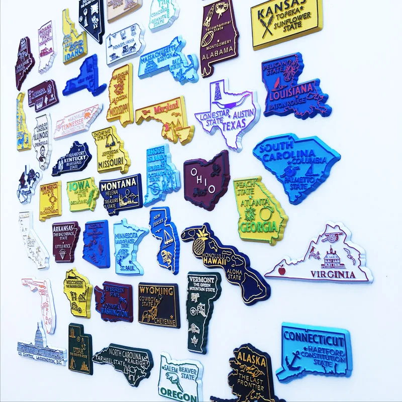 Magnet Kulkas Negara Bagian AS - Home Decor New York ulasan dan harga