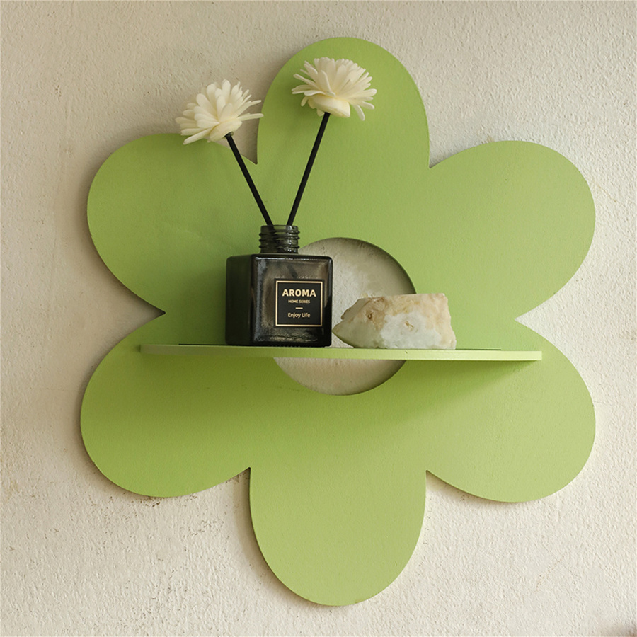 Rak Dinding Bentuk Bunga, Hias - Floating Shelves ulasan dan harga