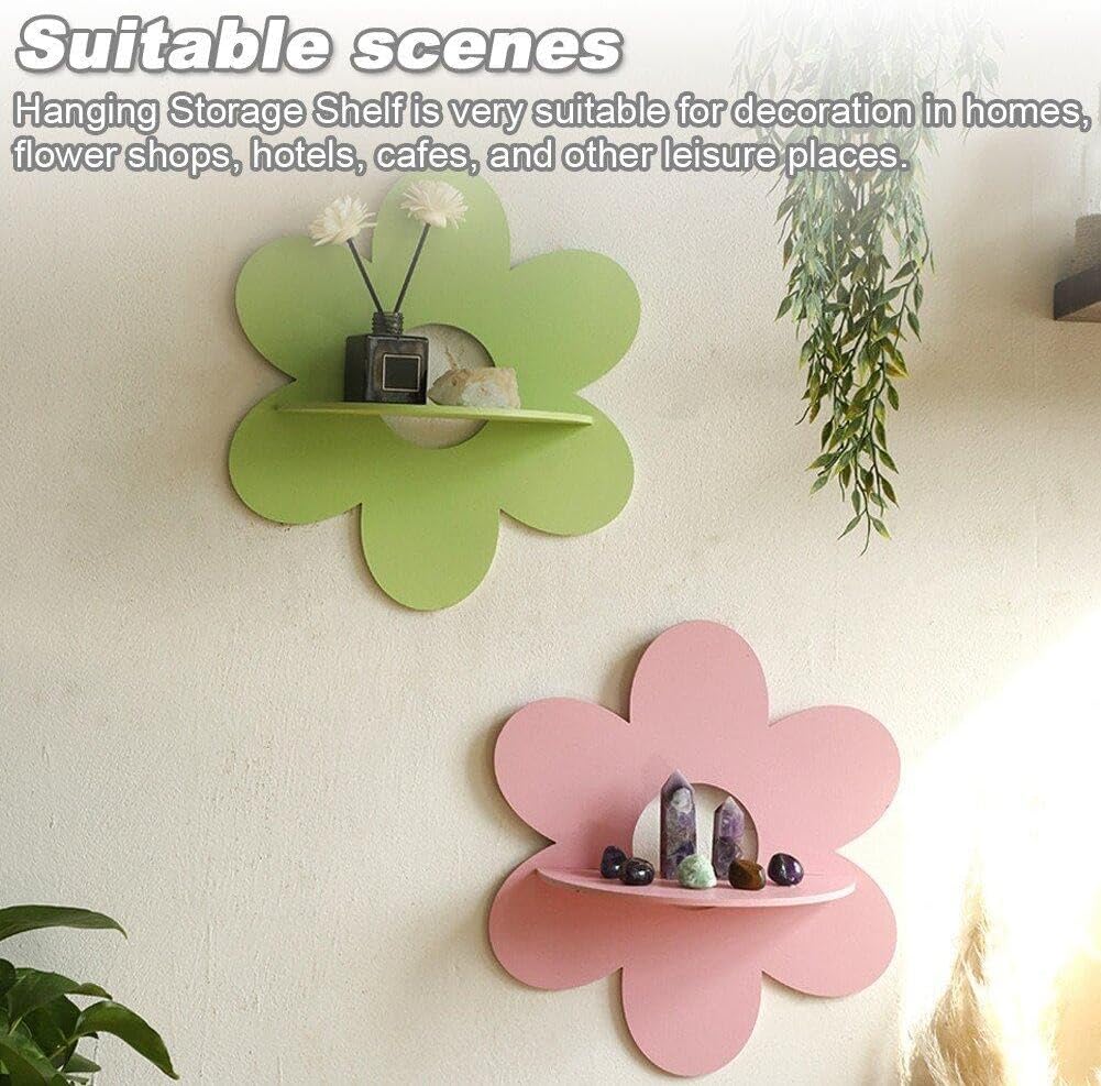 Rak Dinding Bentuk Bunga, Hias - Floating Shelves ulasan dan harga