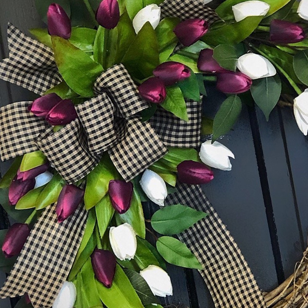 Karangan Bunga Tulip Simulasi  - Home Decor Tulip ulasan dan harga