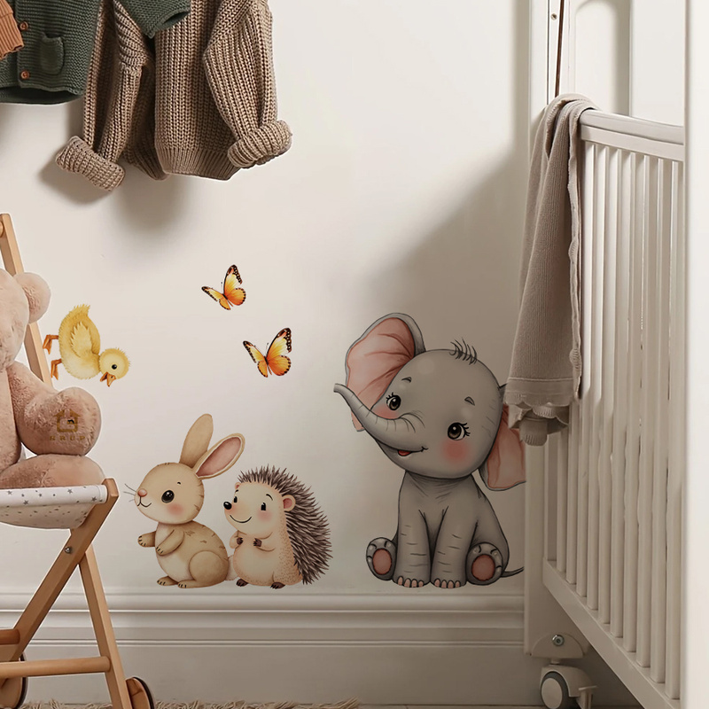 Stiker Dinding Hewan Kartun-St - Flooring Home Decor ulasan dan harga