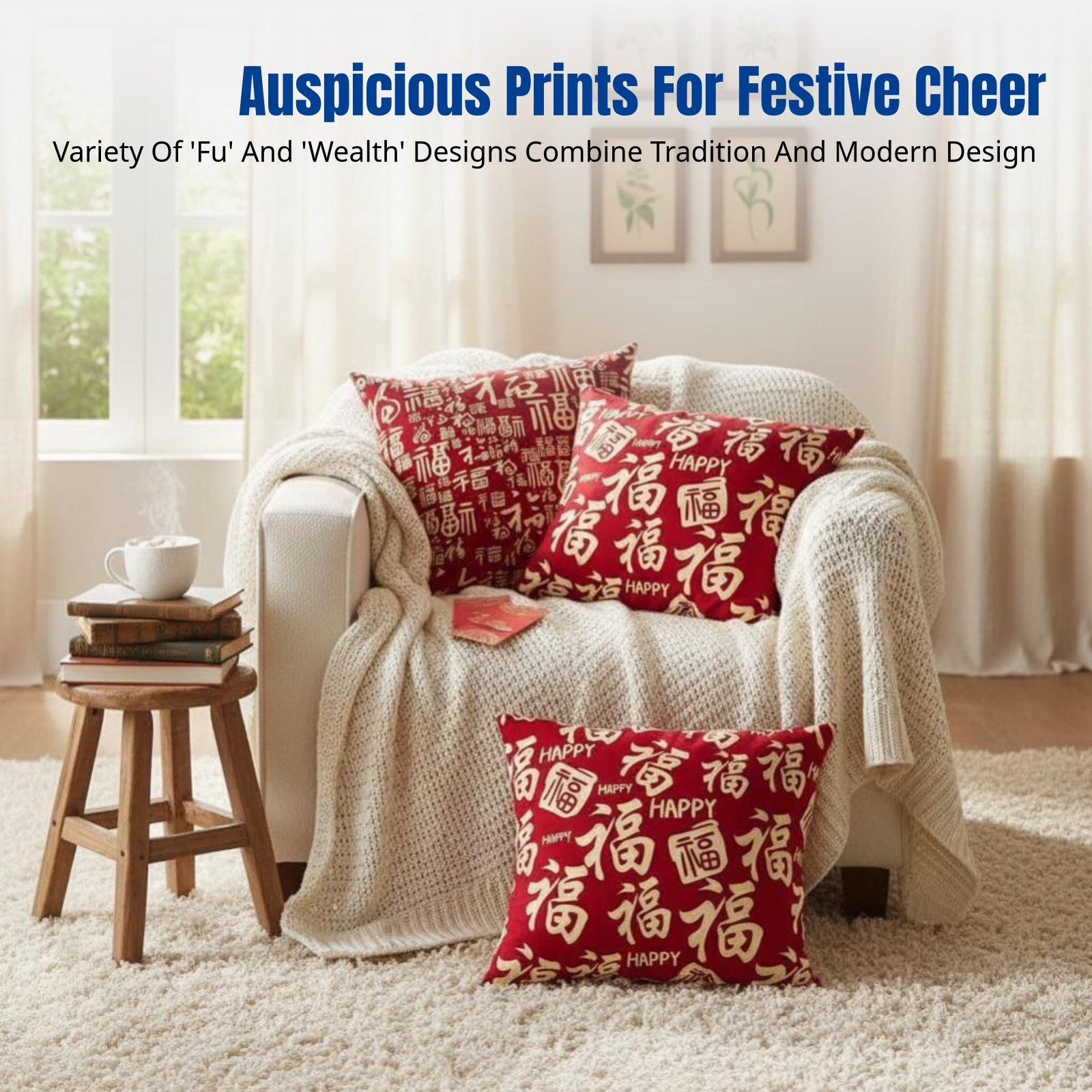 Sarung Bantal Lempar Berbulu M - Decorative Throw Pillow ulasan dan harga