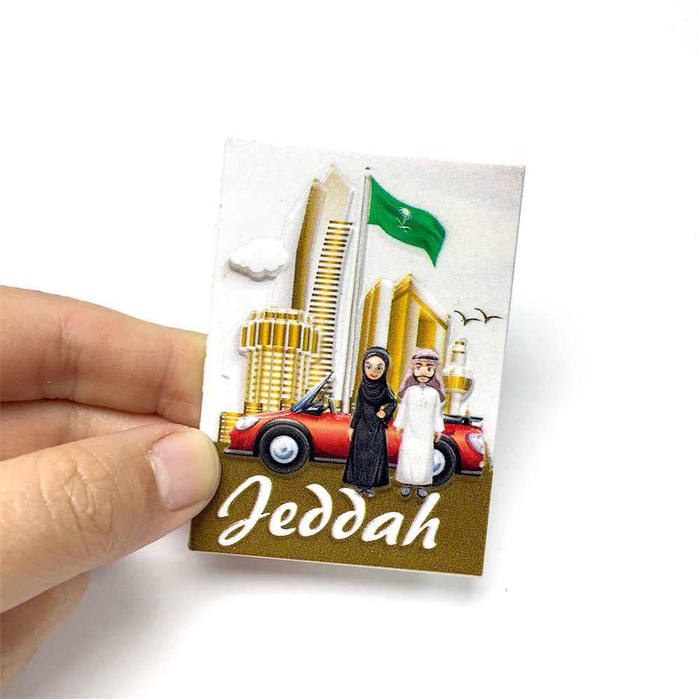Magnet Kulkas Resin 3D Jeddah, - Home Decor Jeddah ulasan dan harga