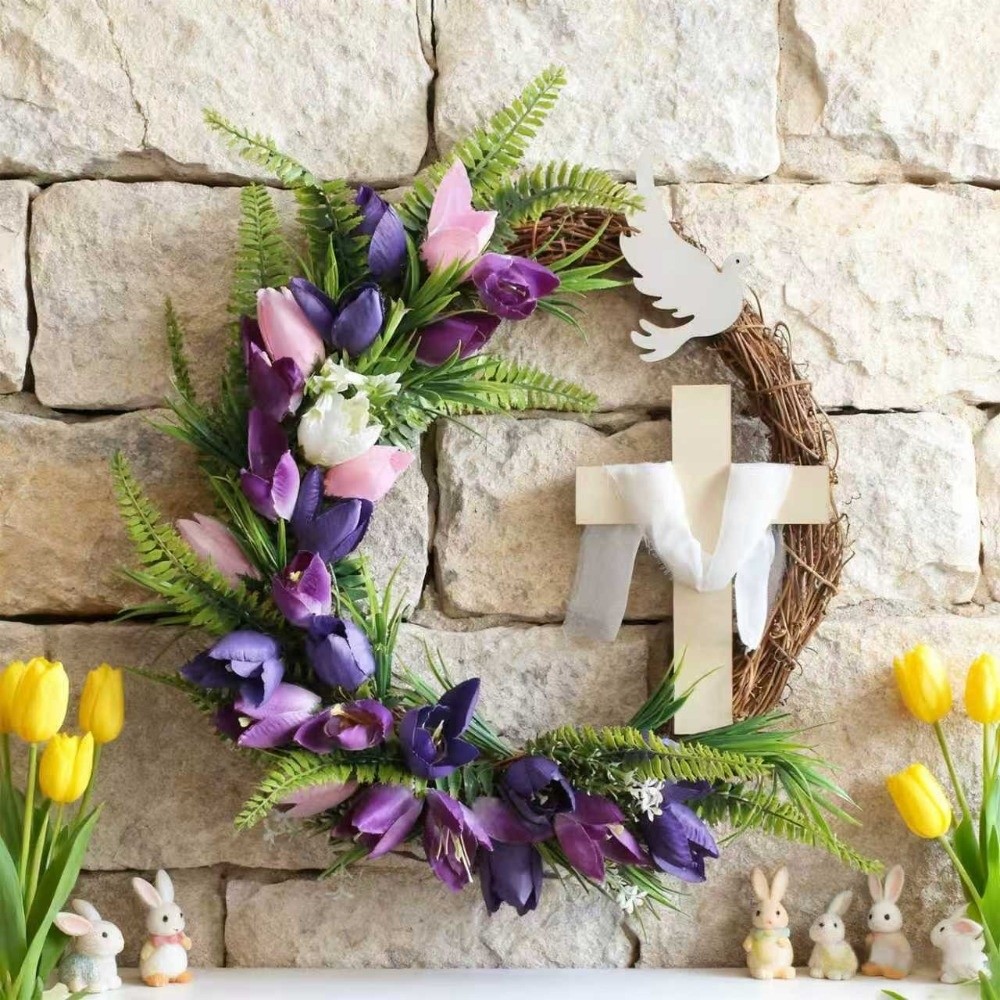 Karangan Bunga Paskah Tulip Pa - Home Decor Tulip ulasan dan harga
