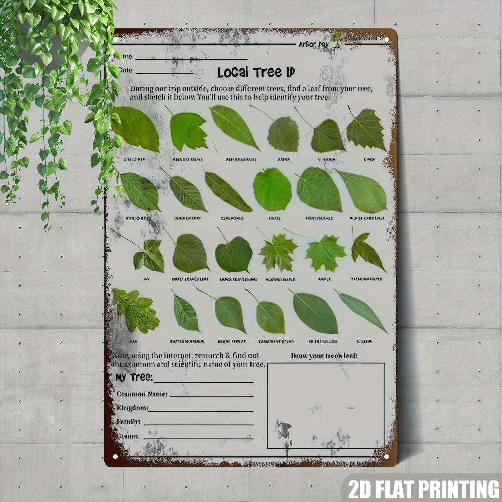 Seni Dinding Aluminium Rustic  - Home Decor Tree ulasan dan harga