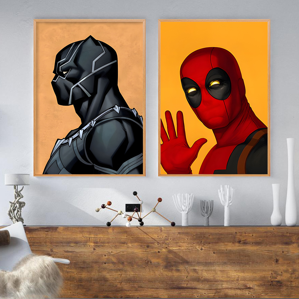 Poster Seni Dinding Pahlawan S - Home Decor Disney ulasan dan harga