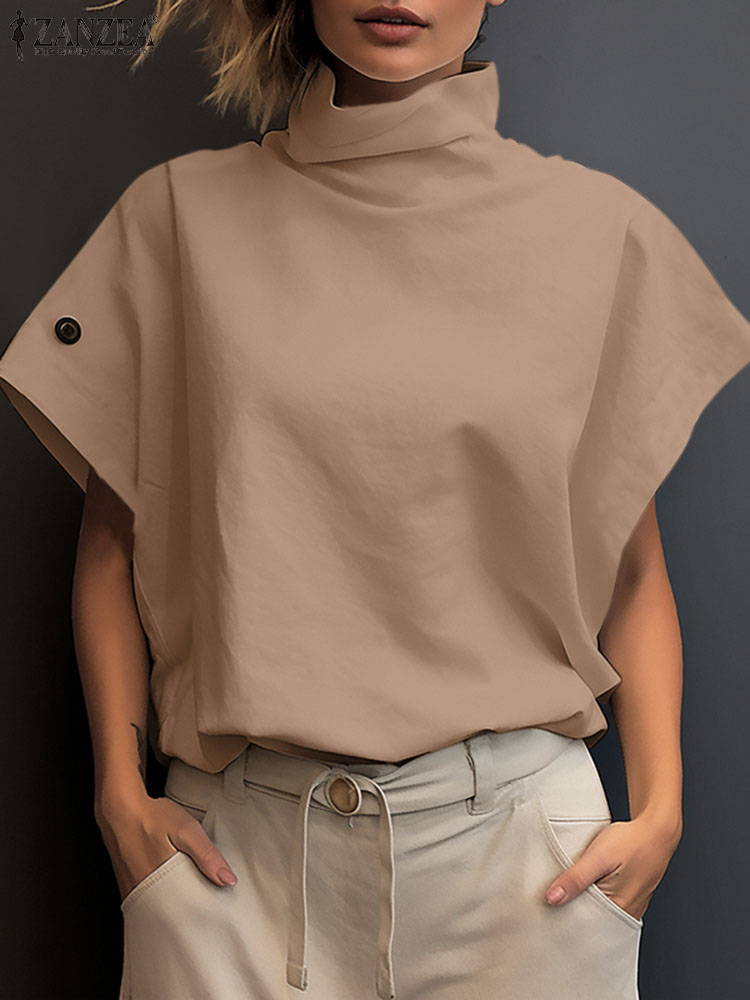 ZANZEA blus kerja wanita, atas - Home Decor Zara ulasan dan harga