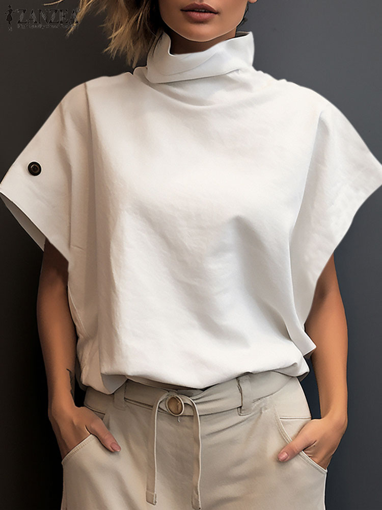ZANZEA blus kerja wanita, atas - Home Decor Zara ulasan dan harga