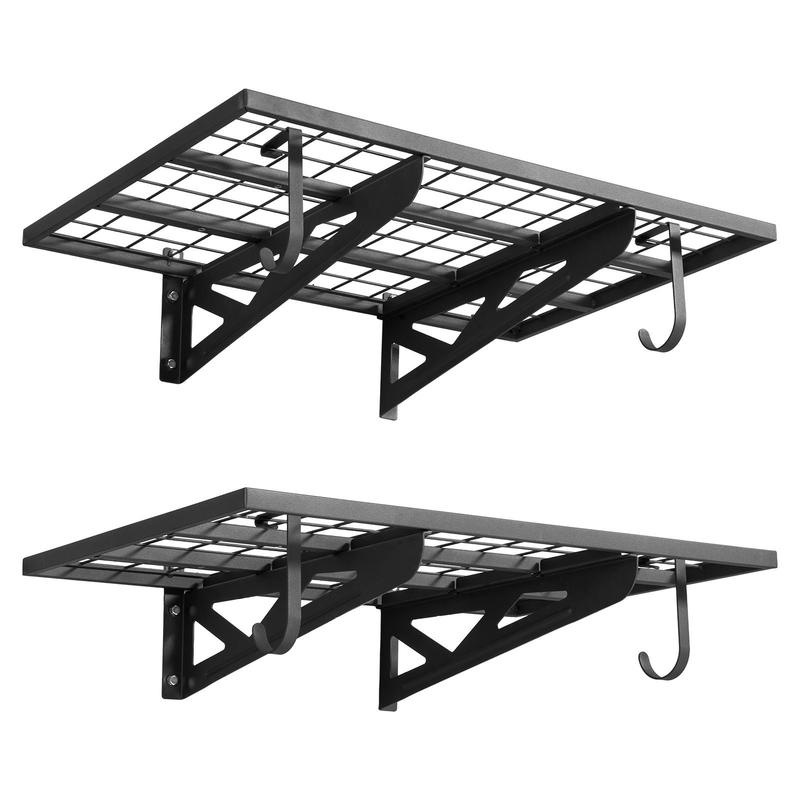 Rak Dinding Garasi 2 Tingkat T - Floating Shelves ulasan dan harga