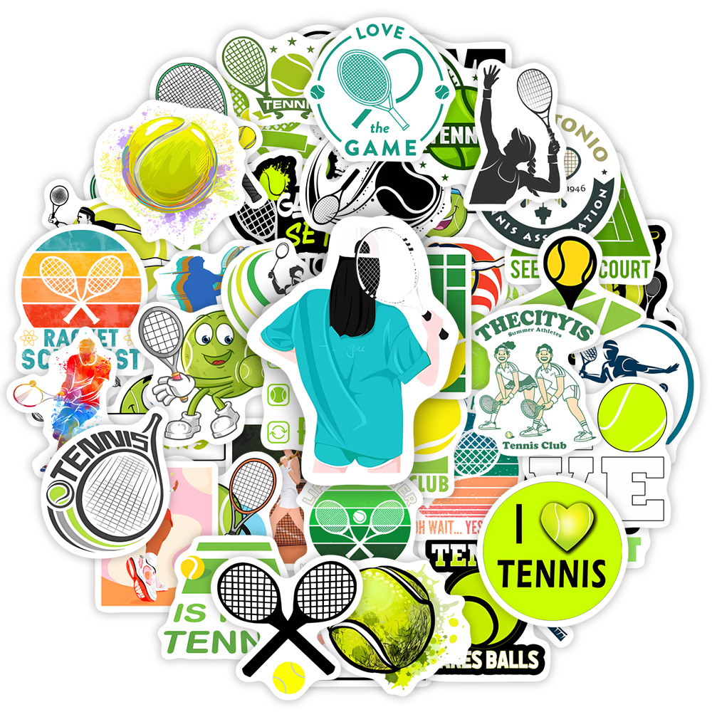 Stiker pecinta tema tenis DIY, - Home Decor On Sale ulasan dan harga