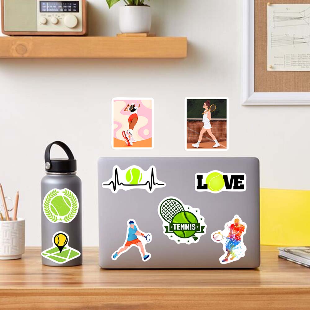 Stiker pecinta tema tenis DIY, - Home Decor On Sale ulasan dan harga