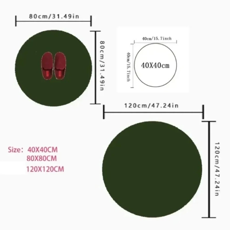 Karpet Melingkar Pizza Lucu Ka - Home Decor Retailers ulasan dan harga
