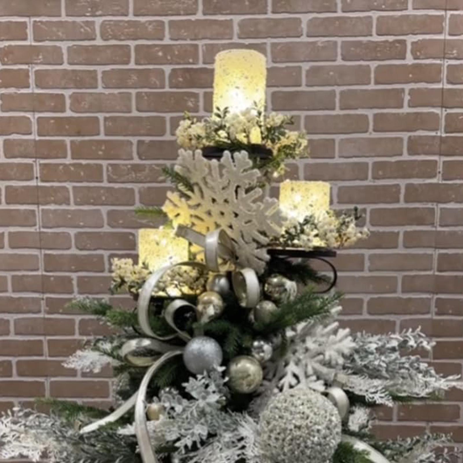 Hiasan Pohon Natal Triple Tree - Home Decor Tree ulasan dan harga